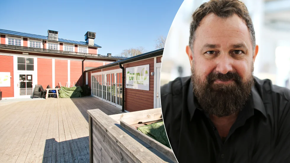 Timmy Skinner tar över gymnastiksalen på Visborg. 