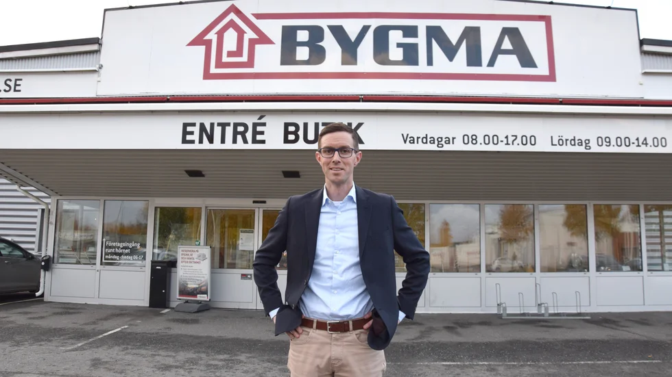 Peter Lindström är som Bygmas Sverige-vd ansvarig för 17 anläggningar.