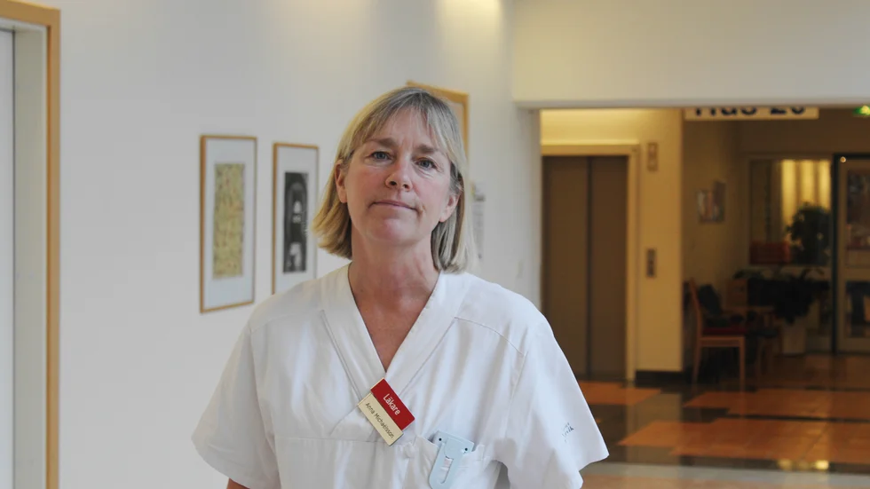 Chefsläkare Anna Michaëlsson, Västerviks sjukhus, anser att personalbristen blir kännbar.