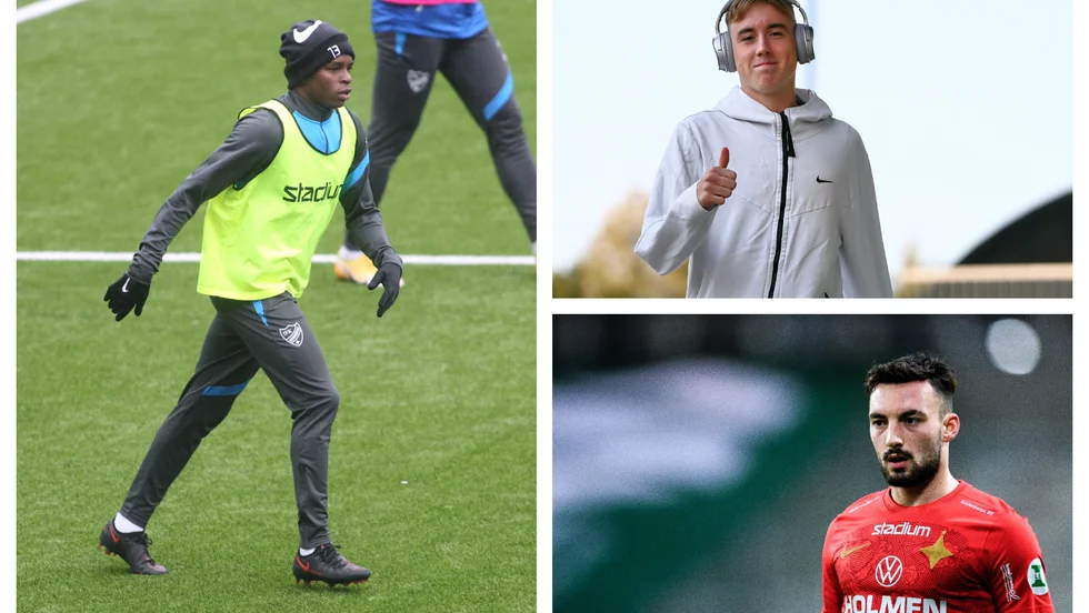 Abdulrazak Ishaq, Ísak Bergmann Jóhannesson och Sead Haksabanovic tillhör inte åldermännen i IFK-truppen.