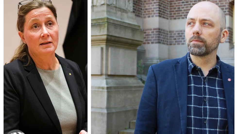 Anna Thörns lön ifrågasätts av Vänsterpartiets Nicklas Lundström.
