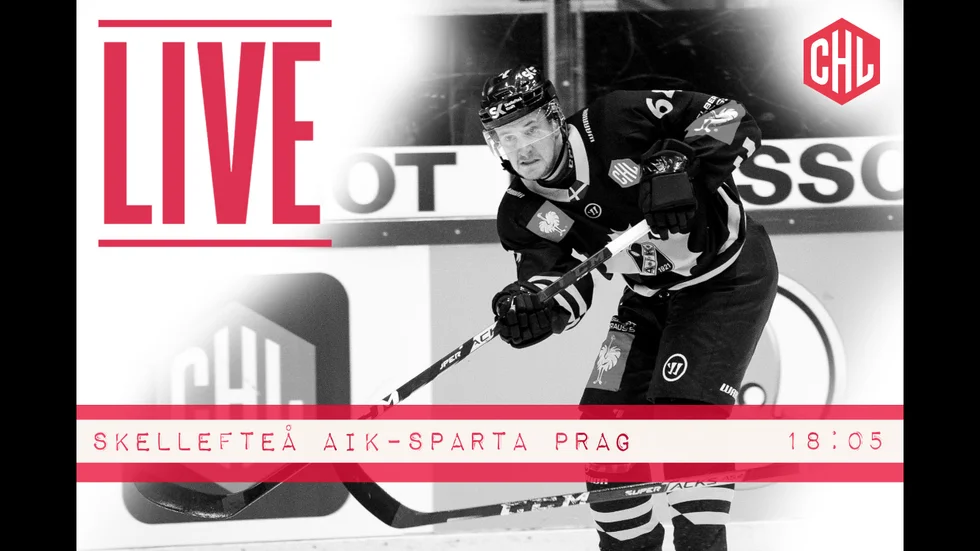 Jonathan Pudas Skellefteå AIK möter Sparta Prag. 