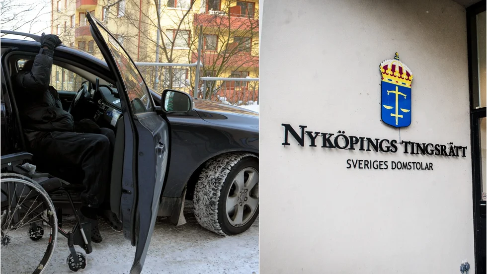 Det konkursade taxibolaget bedrev tidigare färdtjänstverksamhet. Nu pågår två tvistemål rörande utebliven hyra och leasingavtal. Bilden på färdtjänstpassageraren är tagen i ett annat sammanhang.