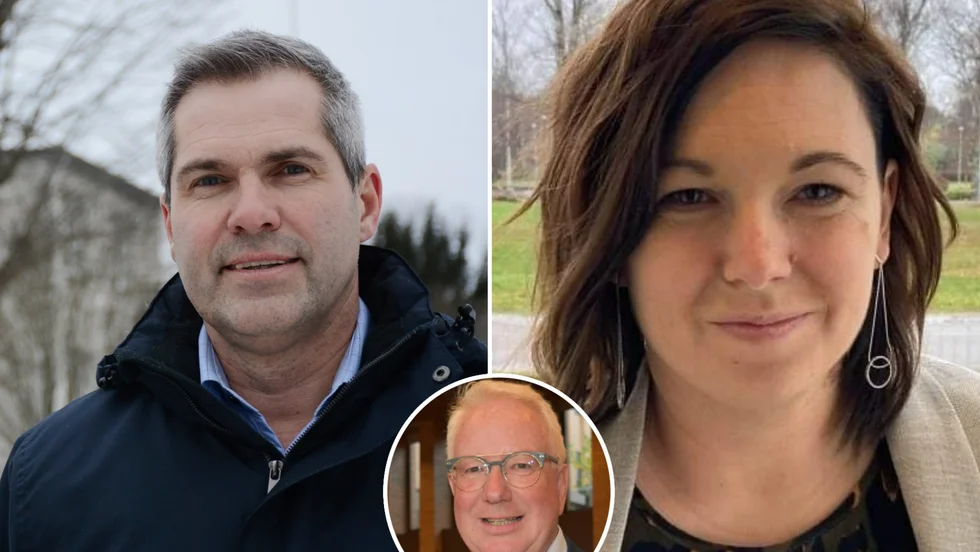 Leif Larsson (i cirkeln) lämnar regionpolitiken och Magnus Danlid hoppas återvända. Åsa Landberg, från Virserum, har inte tidigare varit i regionfullmäktige, men hoppas få en plats. 