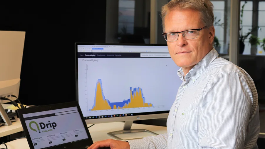 Björn Falk, vd på DRT Solutions. 