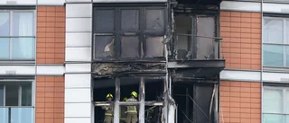 Brand i bostadshus i London – över 40 vårdas
