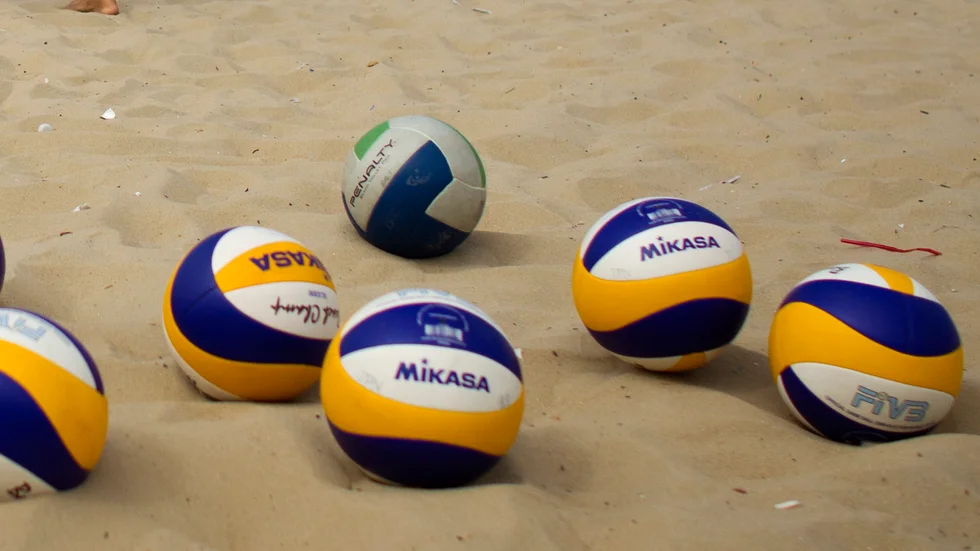De svenska beachvolleybollherrarna förlorade två matcher i OS-kvalet i Madrid. Arkivbild.