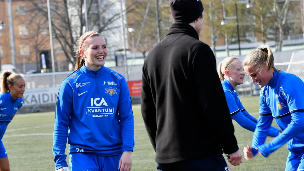 Lisa Sjögren, lagkapten i Sunnanå SK.