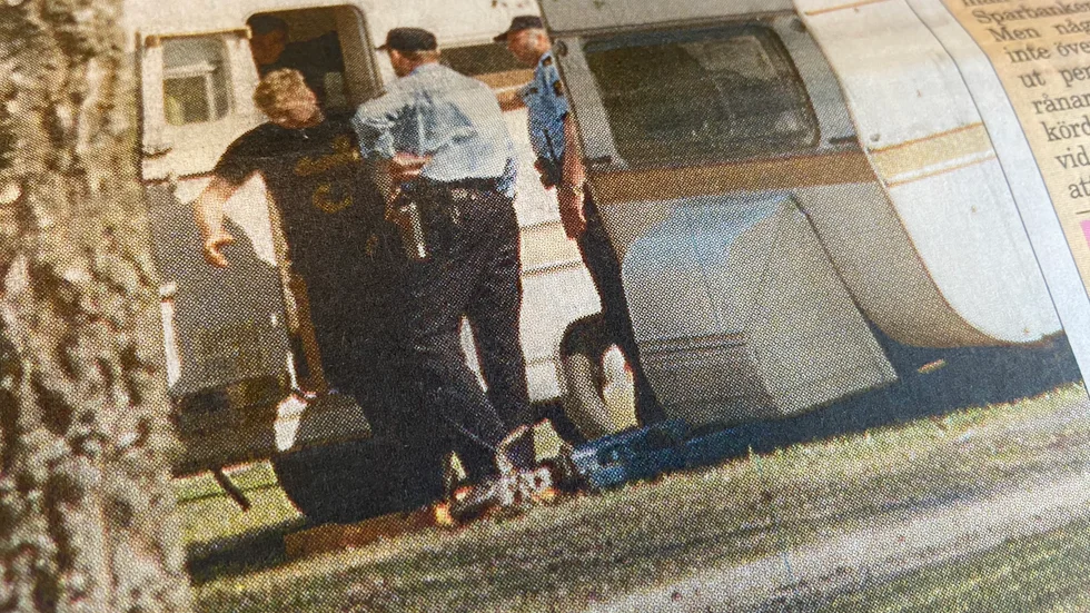 Kuriren för 10 år sedan: Asfaltsarbetare avhystes från Djulö. 