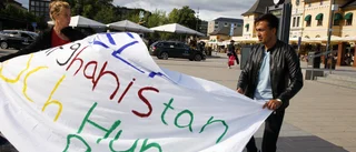 Visade sitt stöd för det afghanska folket: ”Ibland räcker inte orden”