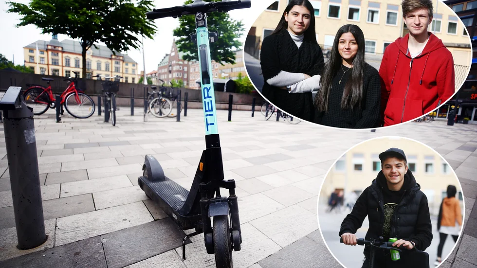 Ungdomar i Eskilstuna överens om att det är orättvist att höja åldersgränsen till 18 år för att få köra Tier:s elsparkcyklar.