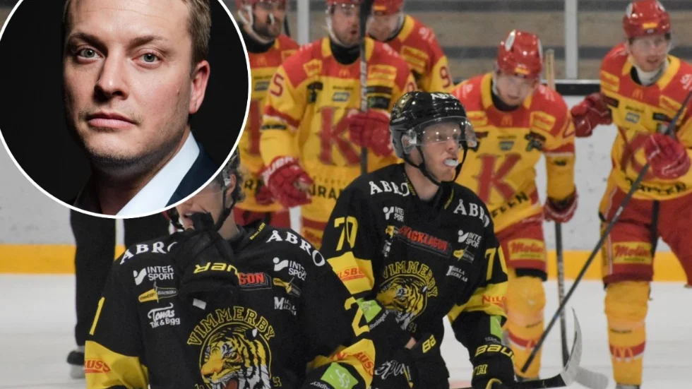 Daniel Stolt, som tidigare varit sportchef i Vimmerby Hockey, jobbar numera i Kalmar HC.