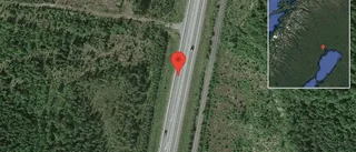 Singelolycka på E4 - stopp i båda riktningarna