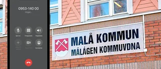 Telefoniproblem på Malå kommun – Orsaken tros vara åskan