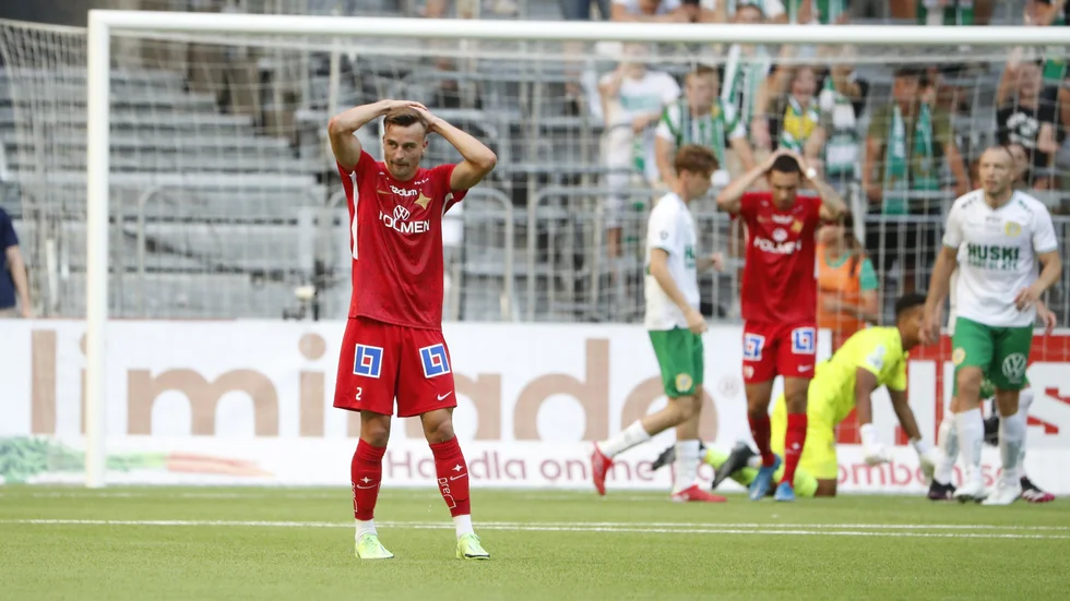 Henrik Castegren och resten av IFK-laget tvingades lämna Stockholm helt utan poäng, trots drömstarten via Samuel Adegbenros 1-0-mål tidigt i första halvlek.