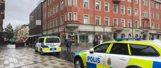 Polispådrag efter överfallslarm i butik i centrala Eskilstuna