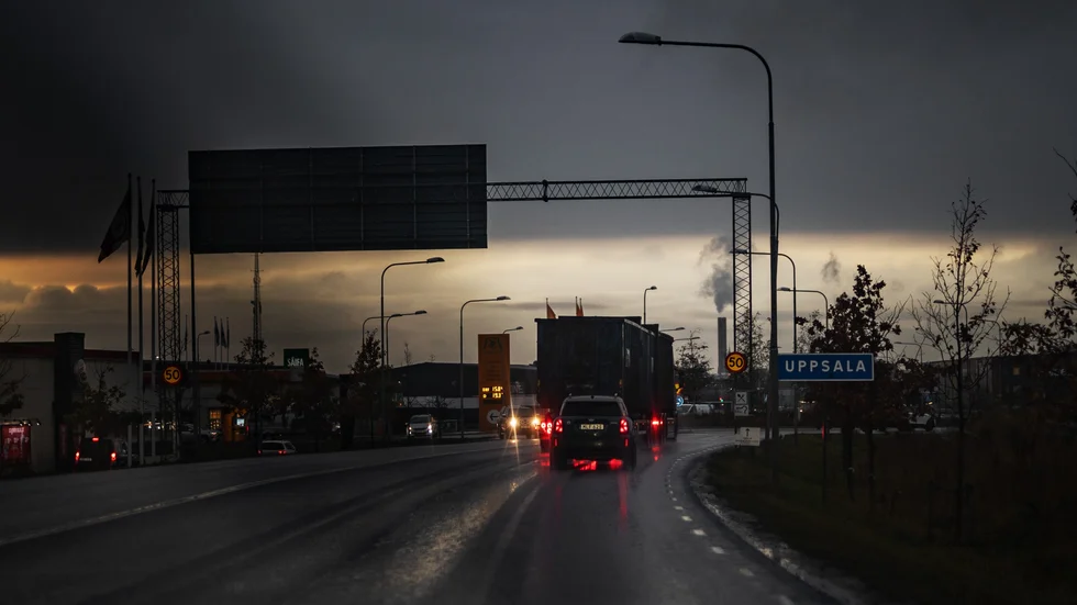 Polisen följde efter mannen på E4 och tog sedan med honom för provtagning. 
