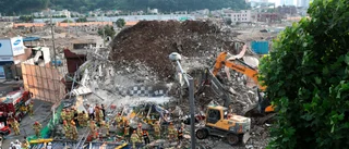 Minst nio döda efter husras i Sydkorea