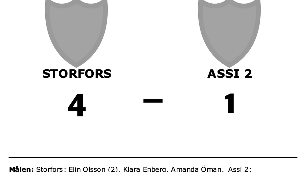 Storfors vann mot Assi 2