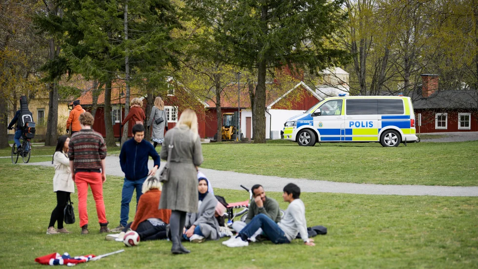 Uppsala har med stöd av pandemilagen beslutat om vistelseförbud i bland annat Ekonomikumparken på valborg. Arkivbild.