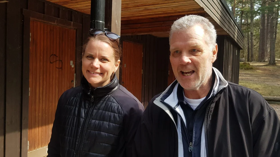 Magdalena Asplund och Bosse Abrahamsson från Korpen är oroliga för Vrinnevitipsets framtid.
