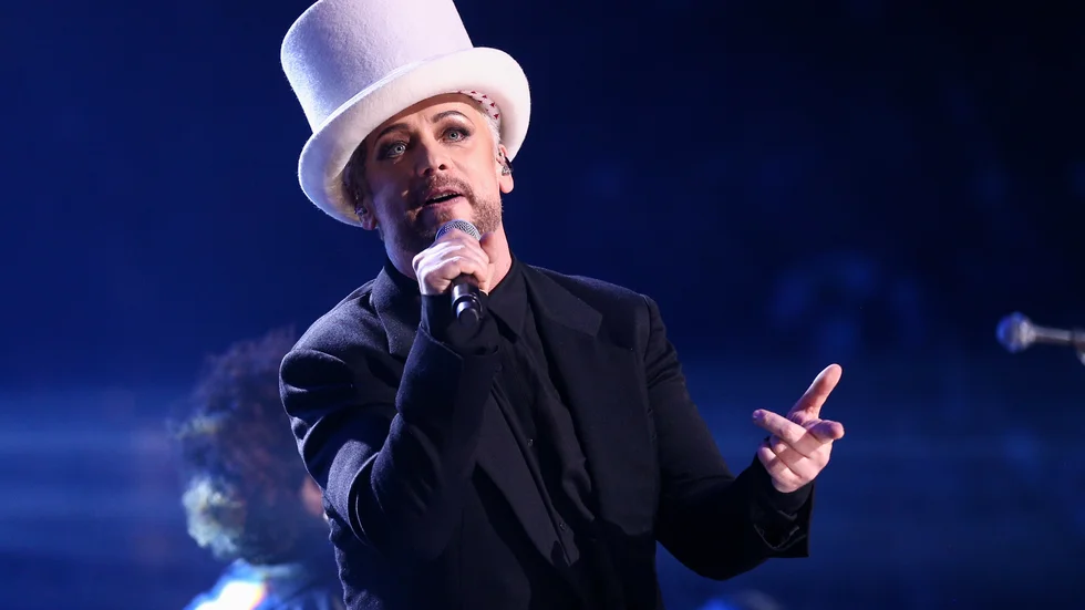 Vem ska spela Boy George i en kommande biopic om sångarens liv? Arkivbild.