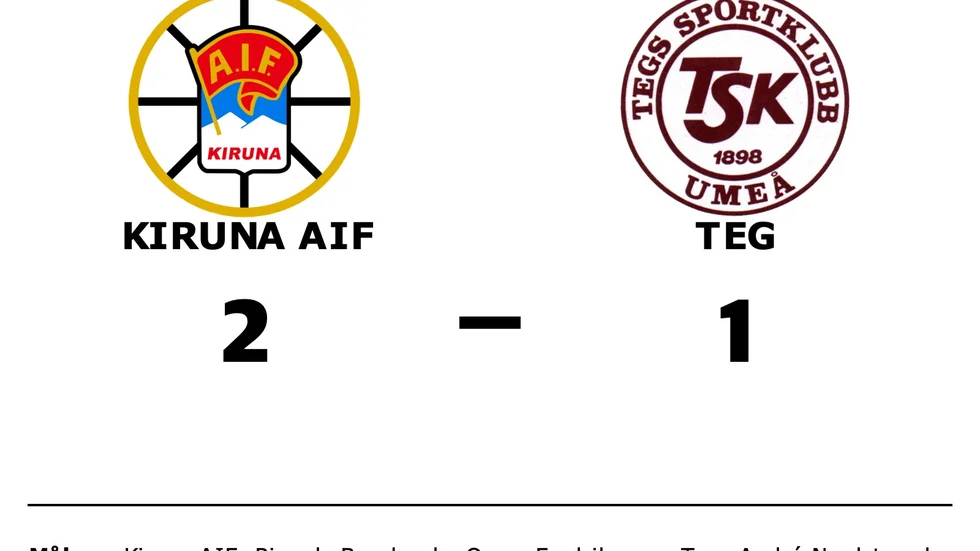 Kiruna AIF vann mot Tegs SK Hockey