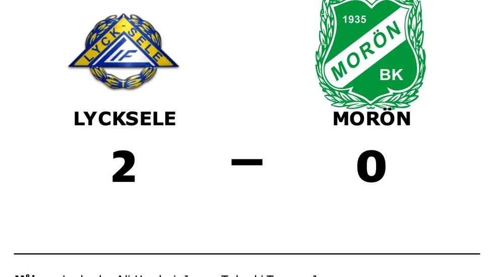 Lycksele IF vann mot Morön BK