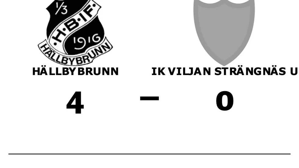 Hällbybrunns IF vann mot IK Viljan Strängnäs U