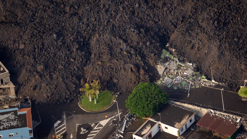 Kanarieön La Palma har drabbats av vulkanutbrott och nu utlovar regeringen hjälp med återuppbyggnaden. Arkivbild.