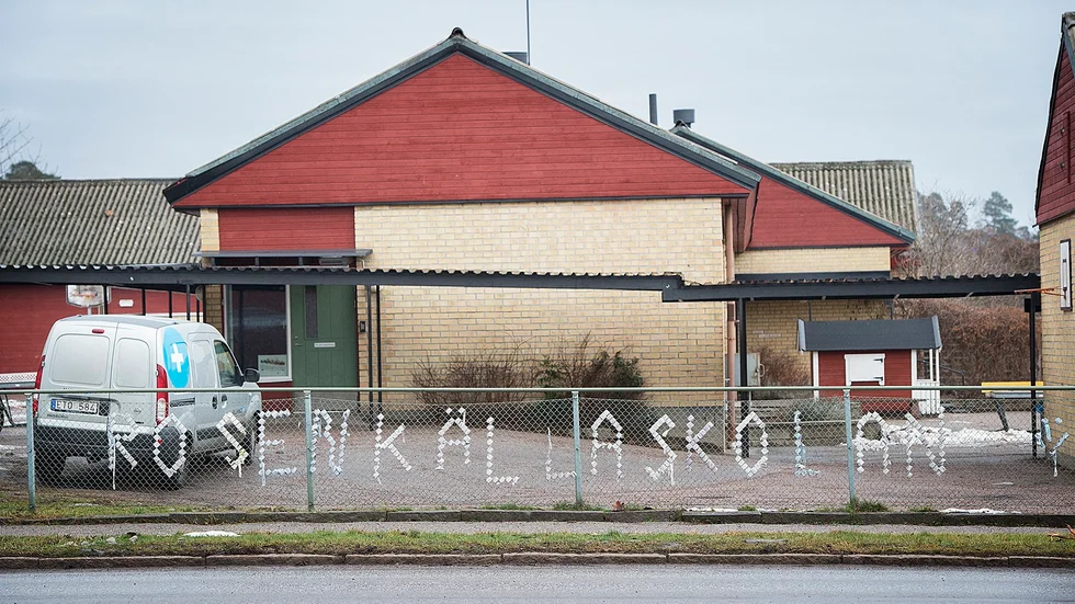 Knivincident på Rosenkällaskolan under onsdagsmorgonen.