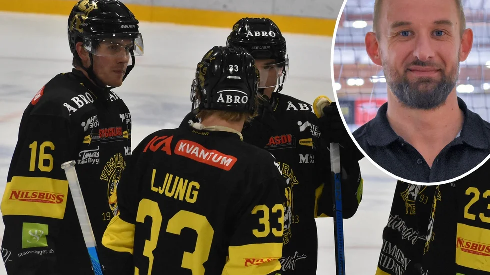Morgan Persson berättar om sin nya roll i Vimmerby Hockey. "Det är ett steg på vägen".