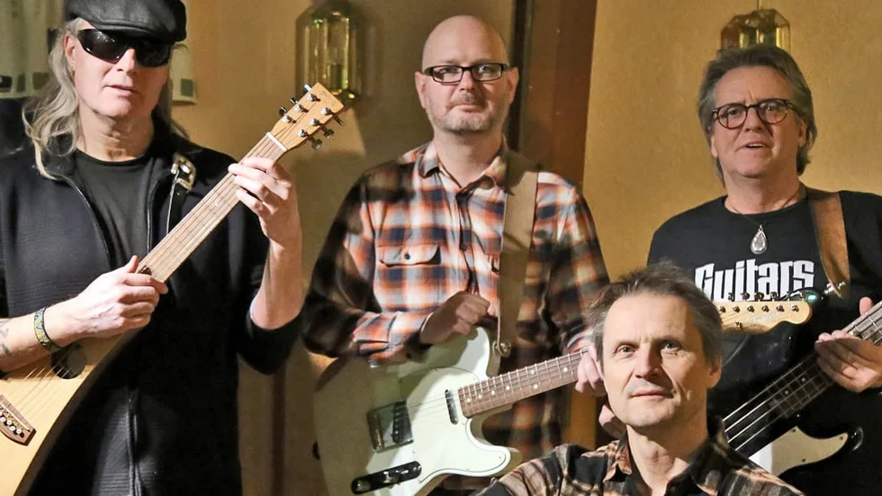 De Lyttas Kapell. Johan Seige, Pontus Nordborg, Hasse Tholin och (längst ner) Göran Westerlund.