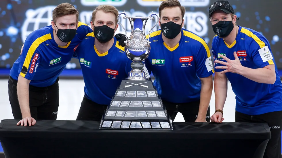 Sveriges lag efter VM-guldet.