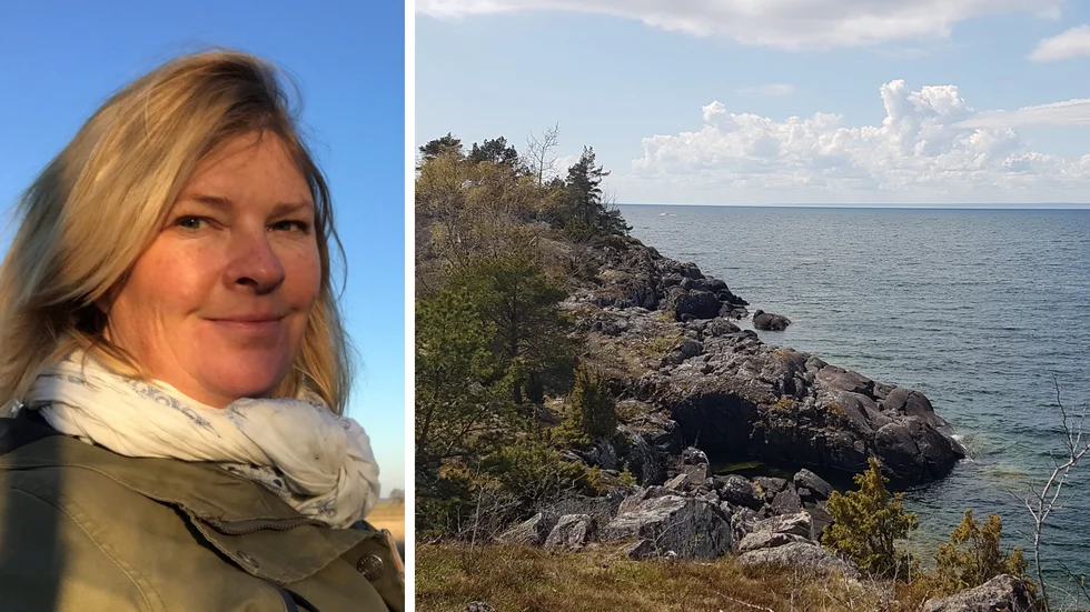 Malin Granlund Feldt, samordnare för Östergötlands natur- och kulturguidningar, naturreservat