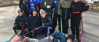Landhockeykalas med kompisar i Tegelviken