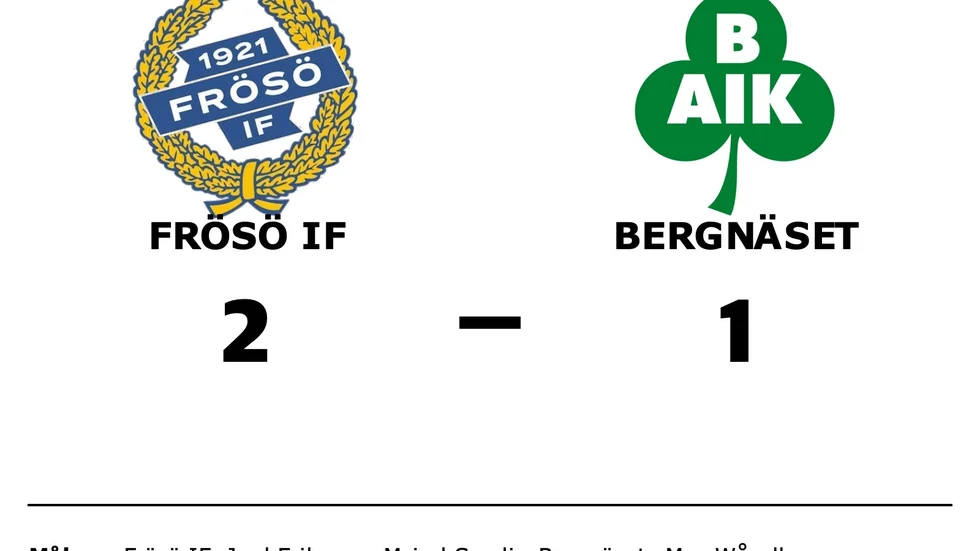 Frösö IF vann mot Bergnäsets AIK
