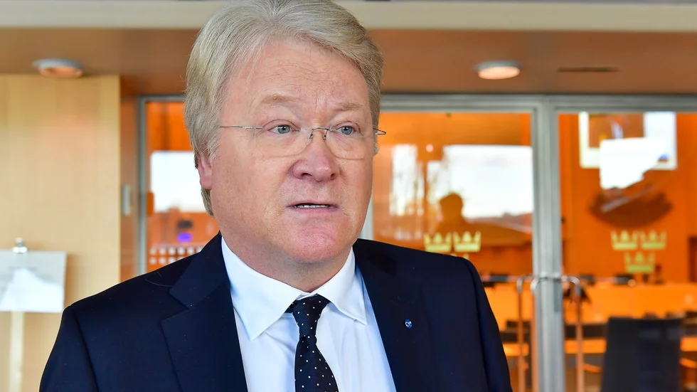 Kristdemokraternas utrikespolitiske talesperson Lars Adaktusson kandiderar inte till riksdagsvalet 2022 och lämnar därmed riksdagen. Arkivbild.