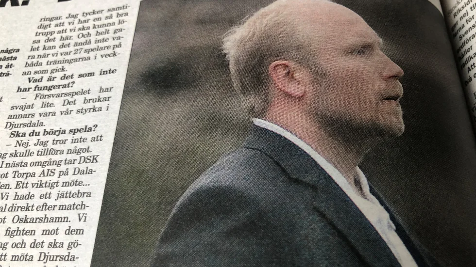 2011. DSK-tränaren Mattias Sandh ville se ett trendbrott.