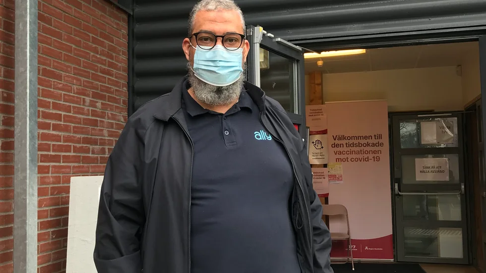 Hechem Zhafi, platschef på Vikingahallen.
