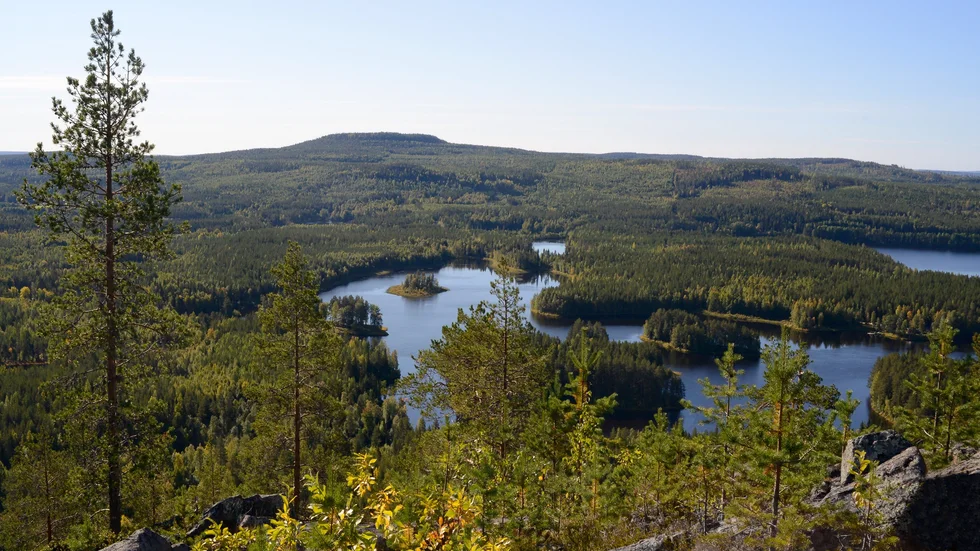 Utsikt från Snipen, Niemisel.