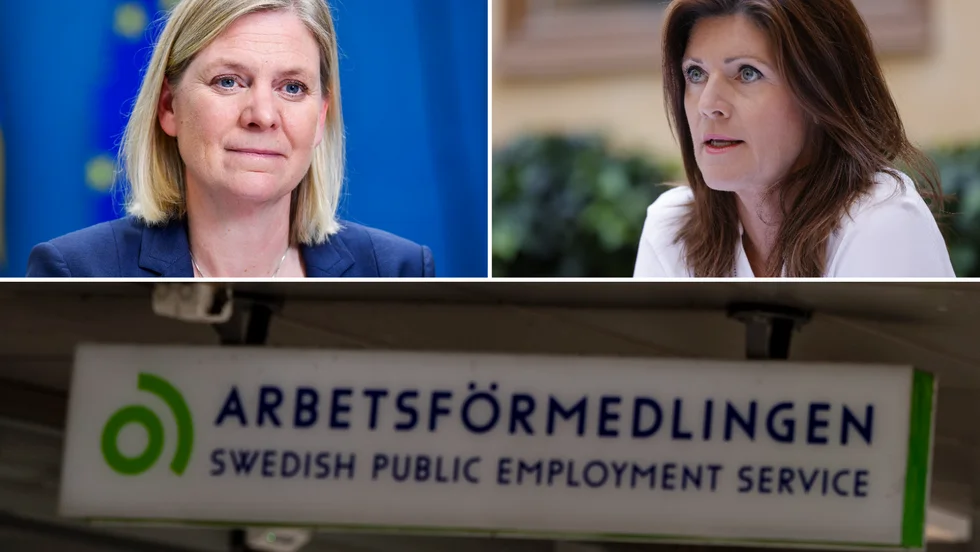 Finansminister Magdalena Andersson (S), arbetsmarknadsminister Eva Nordmark (S) och regeringen får inte spara på krutet i den kommande höstbudgeten.