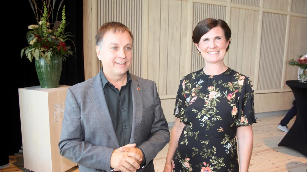 Lorents Burman och Märta Stenevi.