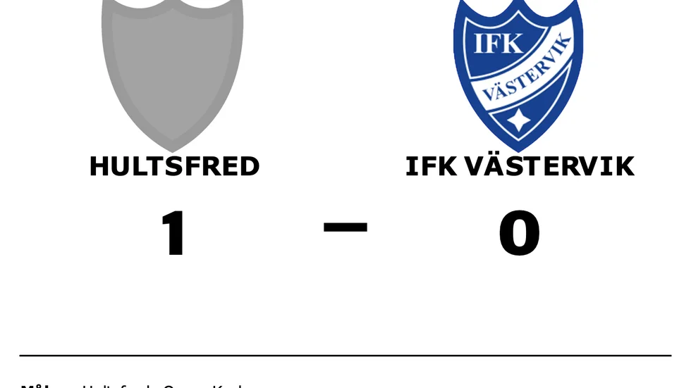 Hultsfred vann mot IFK Västervik