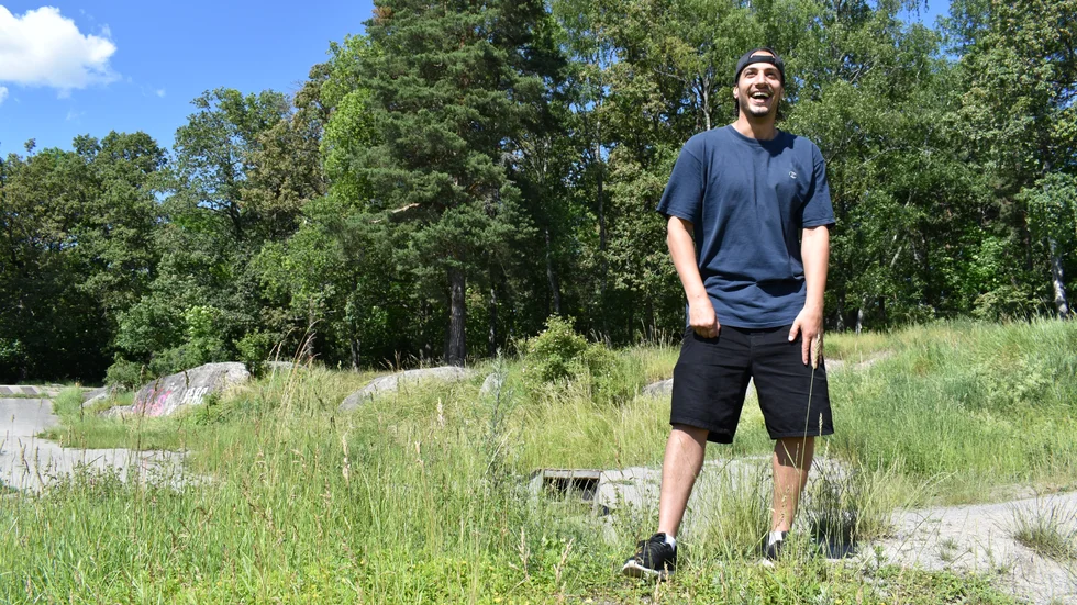 Jacques "Jacco" Mattar har bott i Gottsunda i hela sitt 35-åriga liv. "Jag var alltid ute på äventyr." 