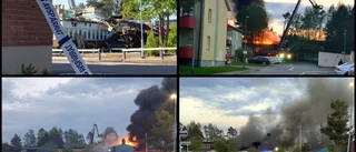 Stora skador efter branden på Furuparksskolan