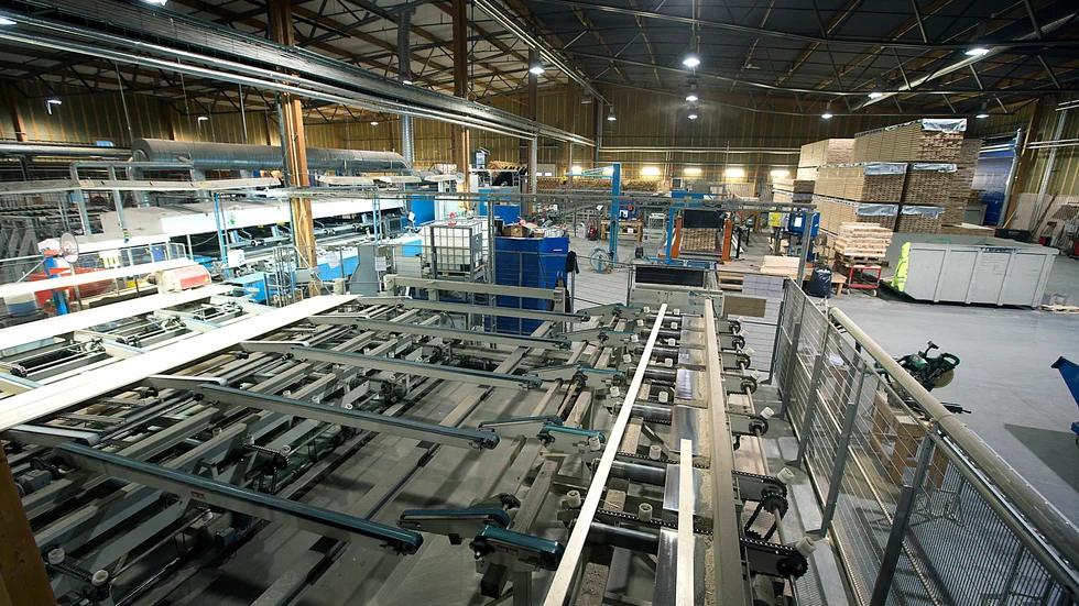 Produktionen av fönsterkomponenter vid fabriken i Munksund är inte längre lönsam. (Arkivbild)