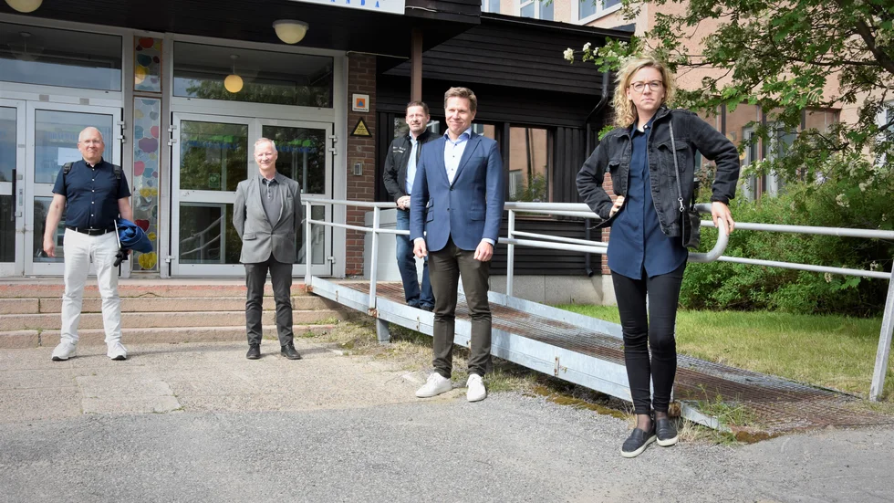 Representanter från Tornedalsskolan, Haparanda kommun, Företagarna i Haparanda och Ung Företagsamhet ser positivt på att elever oavsett program på Tornedalsskolan kommer kunna starta UF-företag.