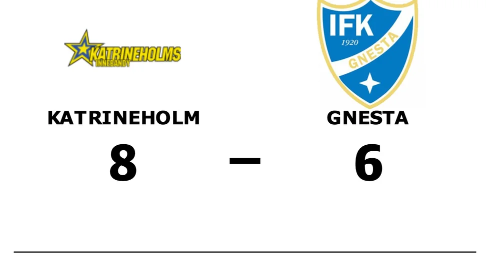 Katrineholms IBF Herrr vann mot IFK Gnesta A-lag