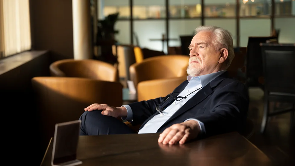 Brian Cox som patriarken Logan Roy i "Succession". Pressbild.